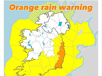 Status Orange Weather Warning...